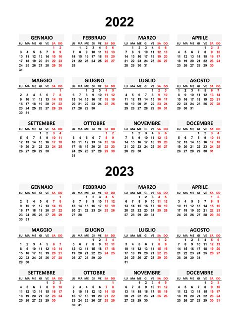 serie calendario 2023